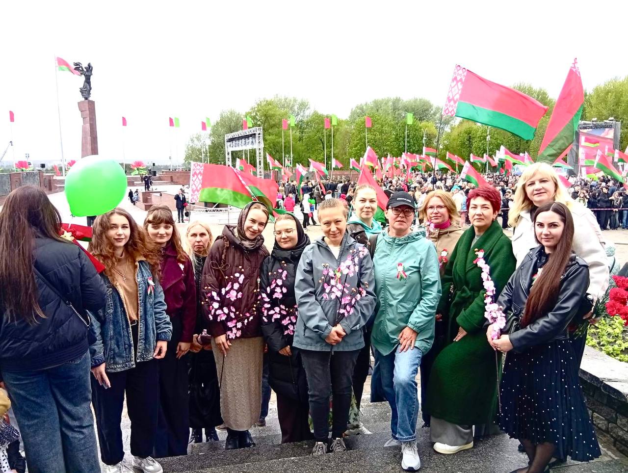 Наша общая память и гордость: Коллектив ИМНС по Октябрьскому району Могилева принял участие в параде 9 Мая