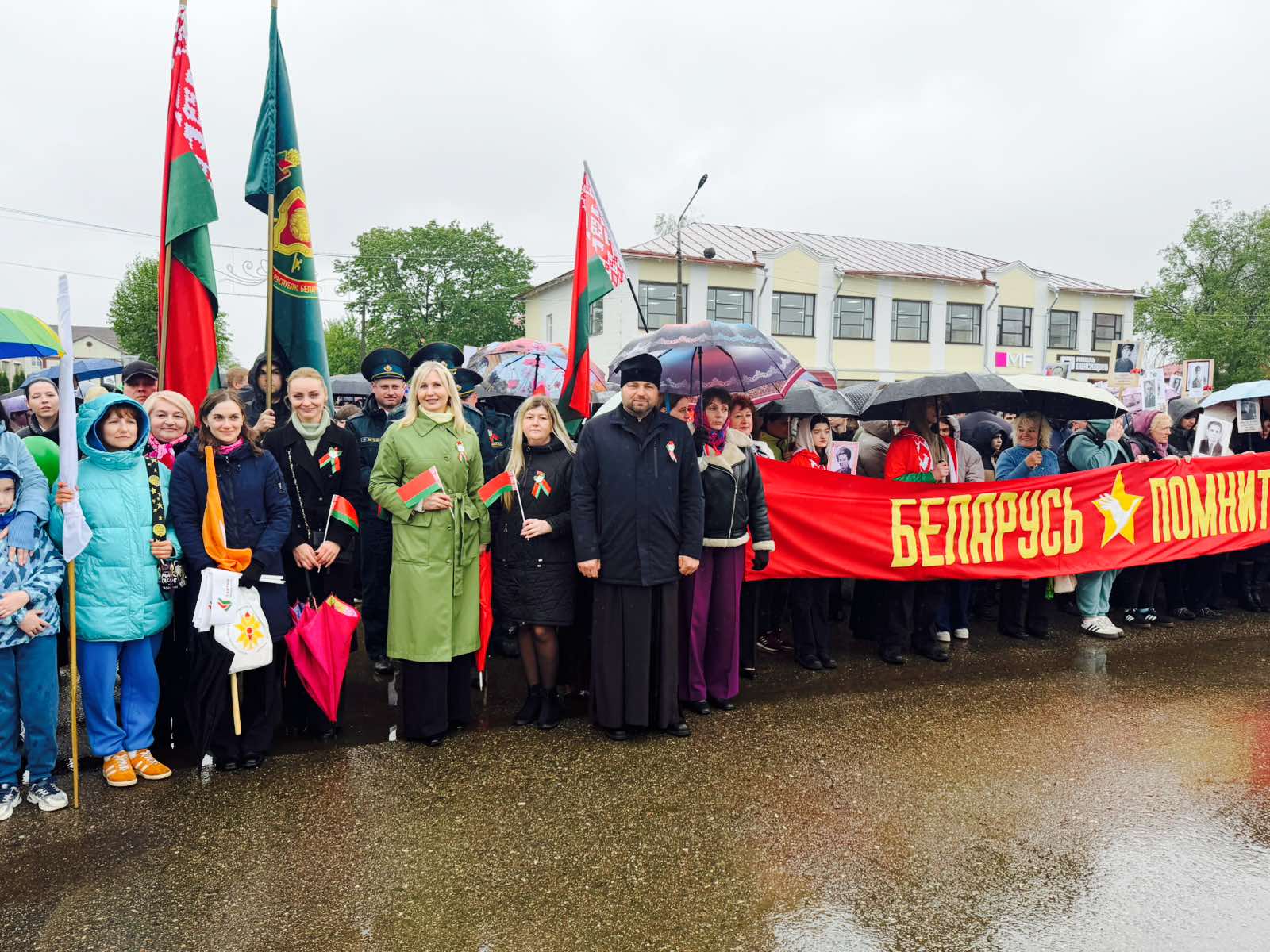 Сотрудники ИМНС по Лепельскому району приняли участие в митинге в честь Дня Победы