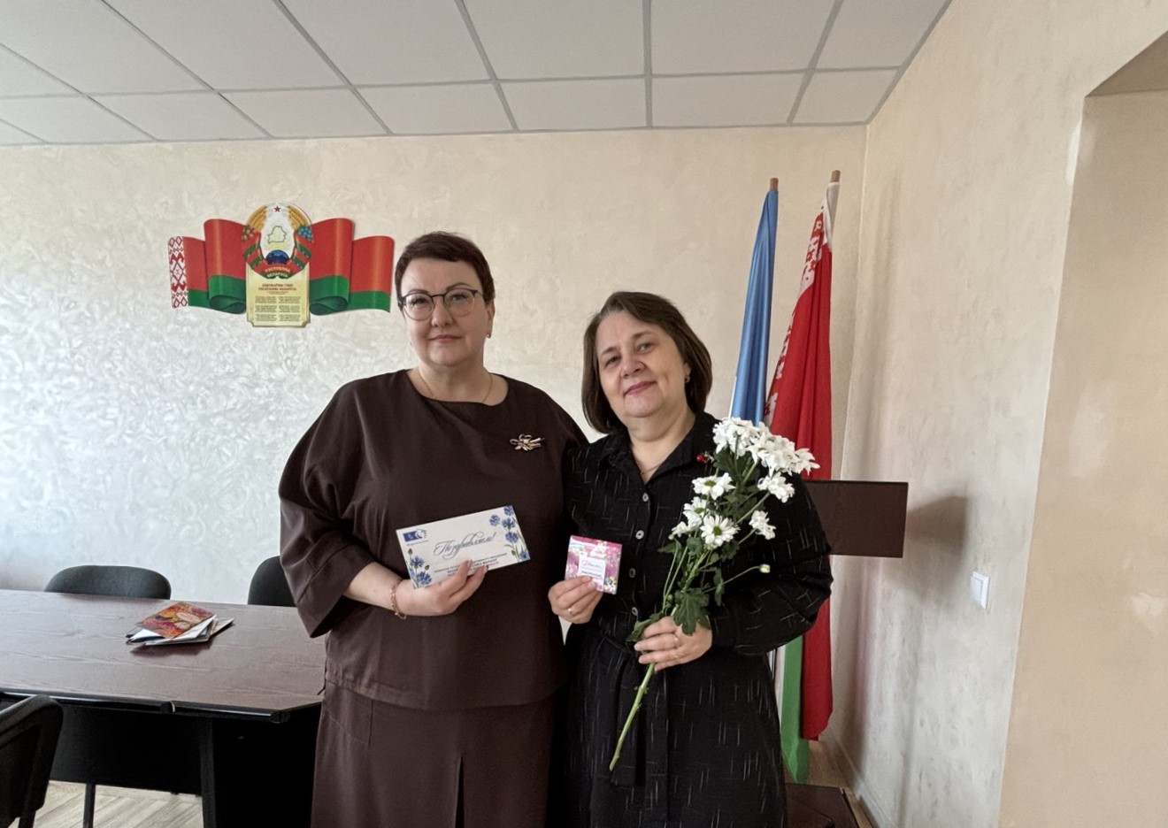 ИМНС по Полоцкому району: Колесо фортуны от ОО «Белорусский союз женщин»