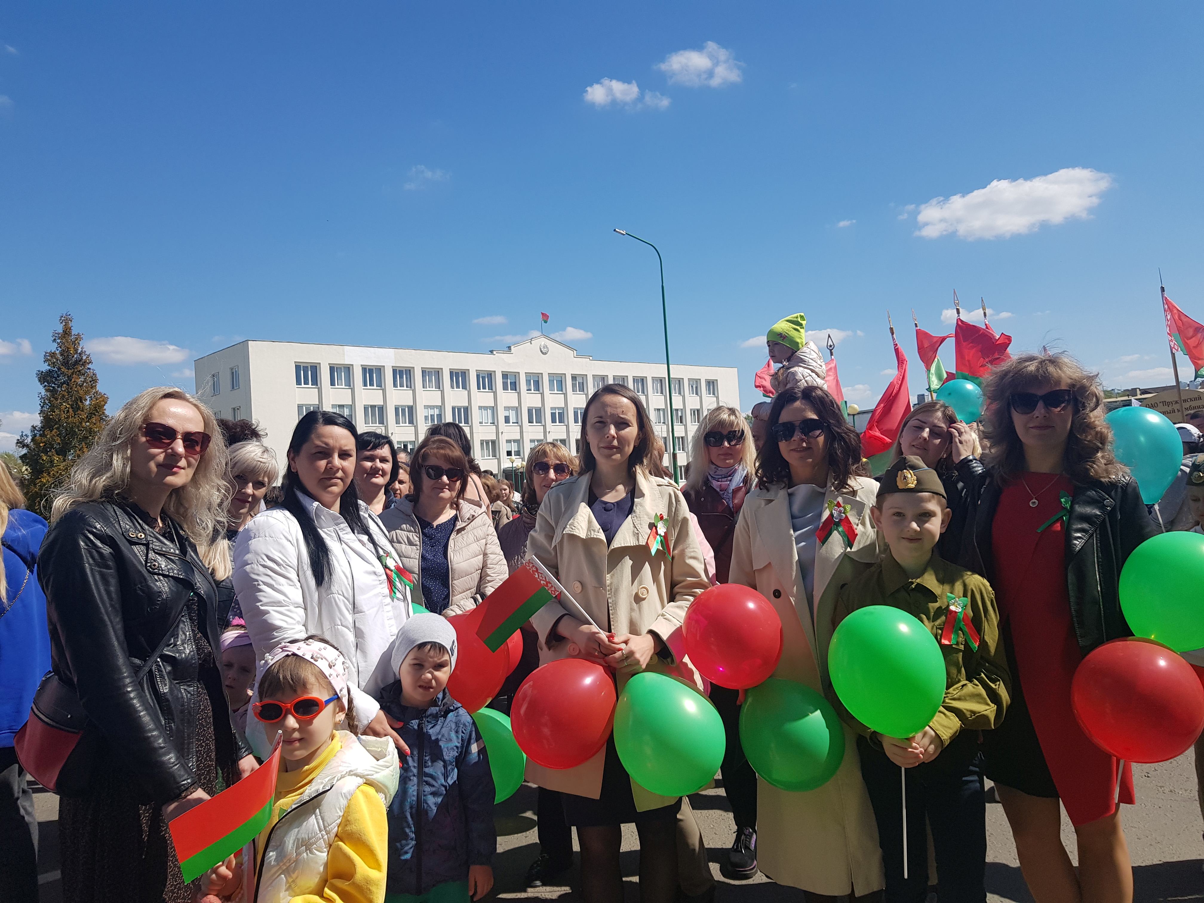 Торжественные мероприятия в Пружанах, посвященные великому Дню Победы!