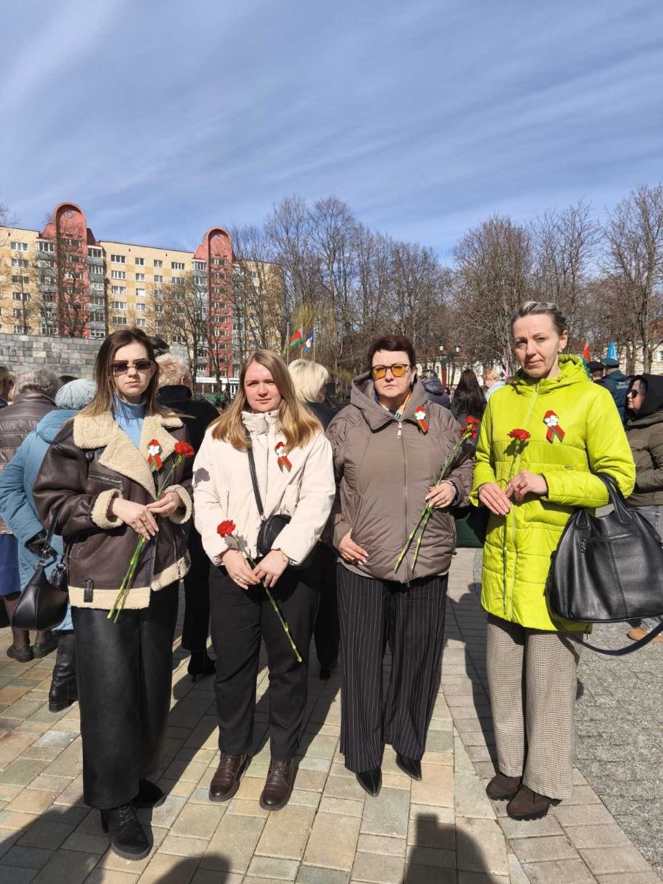 Инспекция МНС по Полоцкому району приняла участие в митинге, посвященном освобождению узников концлагерей