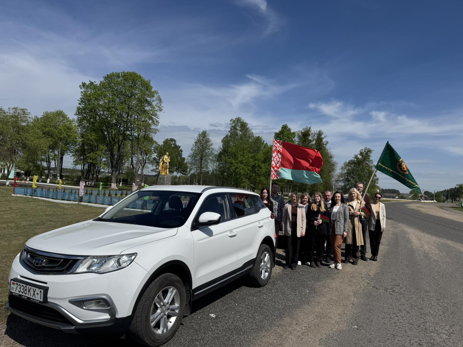 Автопробег памяти прошёл с участием молодёжи ИМНС по Барановичскому району