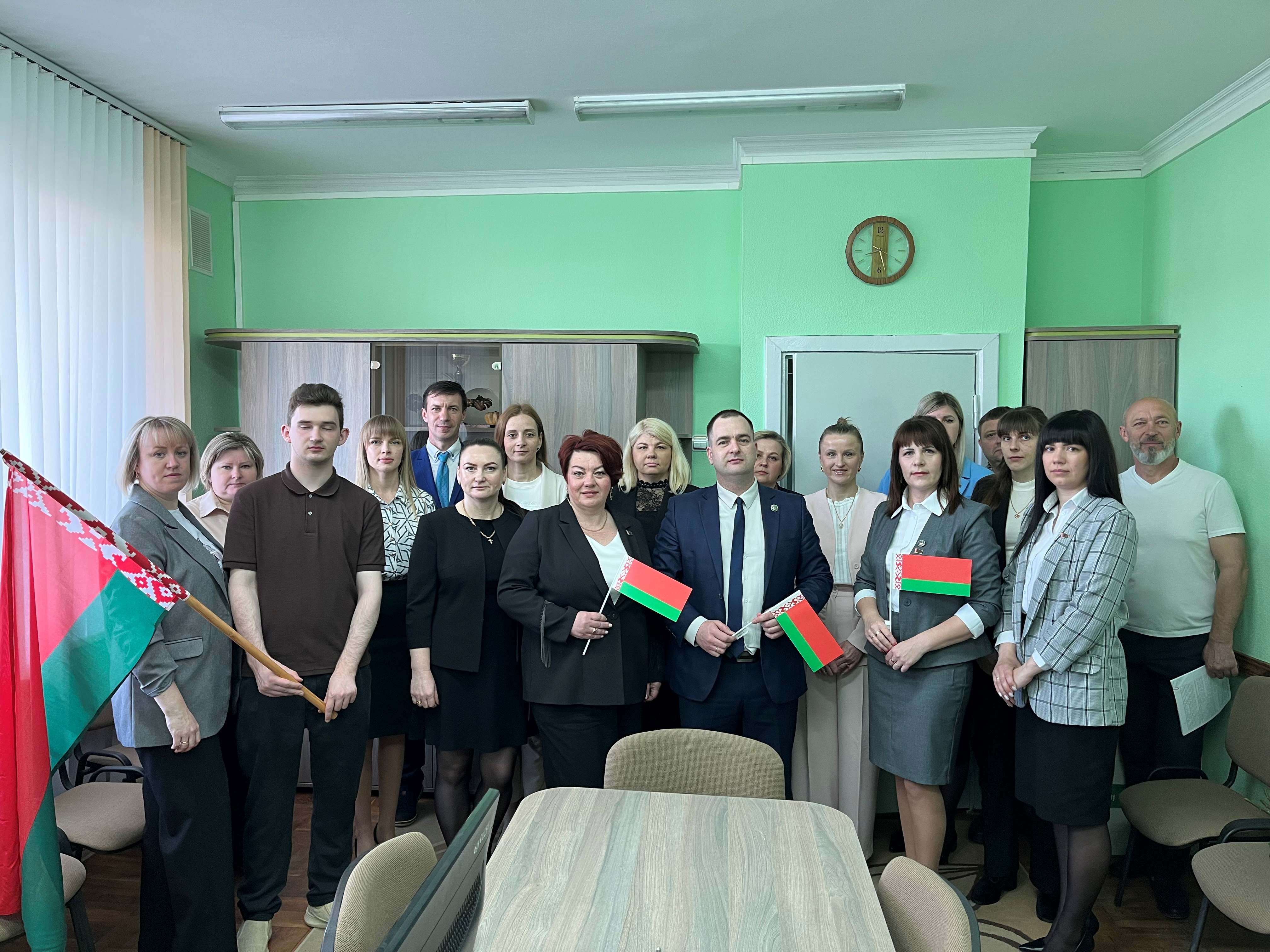 Участие инспекции МНС по Шкловскому району в майских патриотических акциях