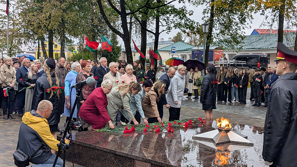 «Беларусь: вместе к будущему»: коллектив ИМНС по Новогрудскому району принял участие в митинге